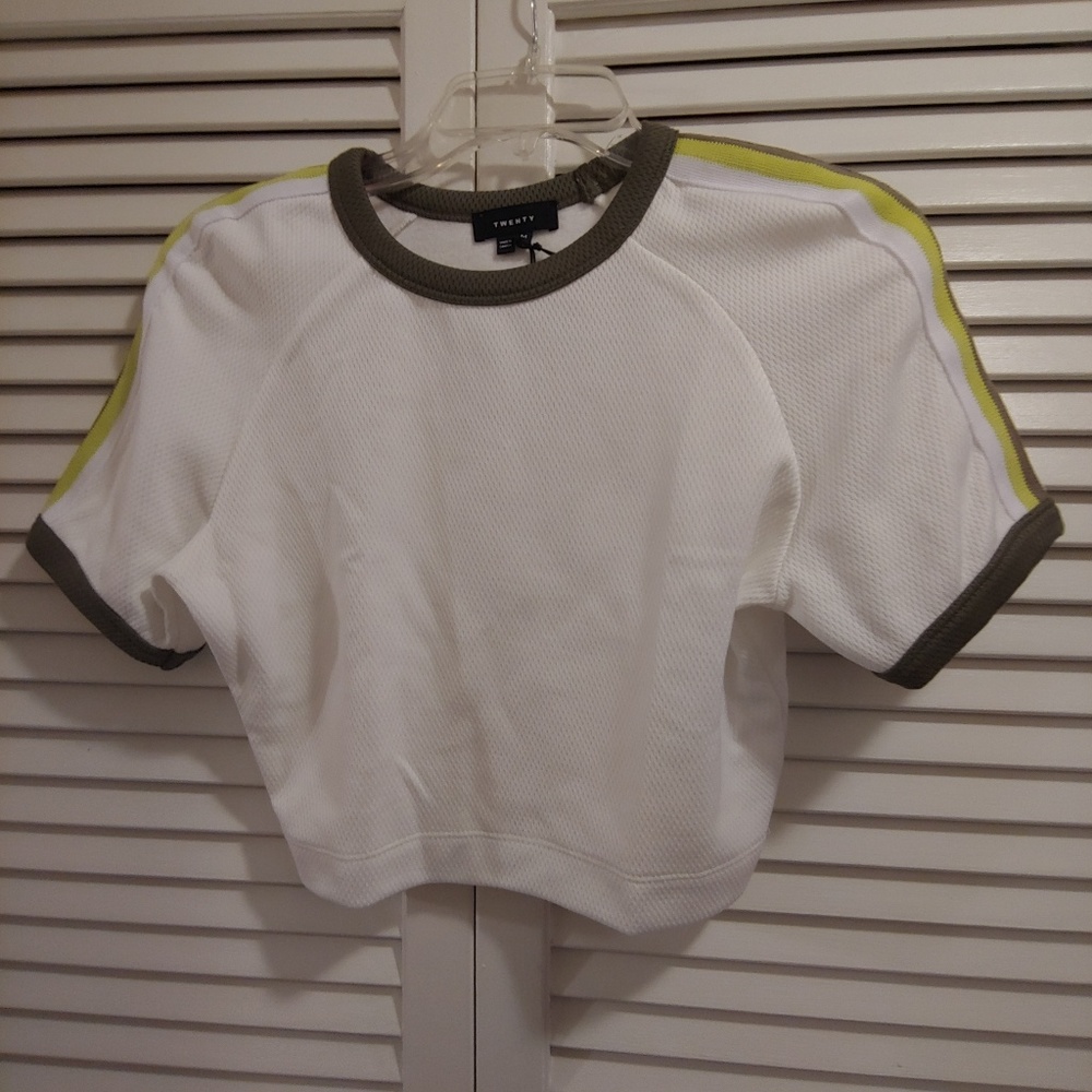 Twenty white crop top #48